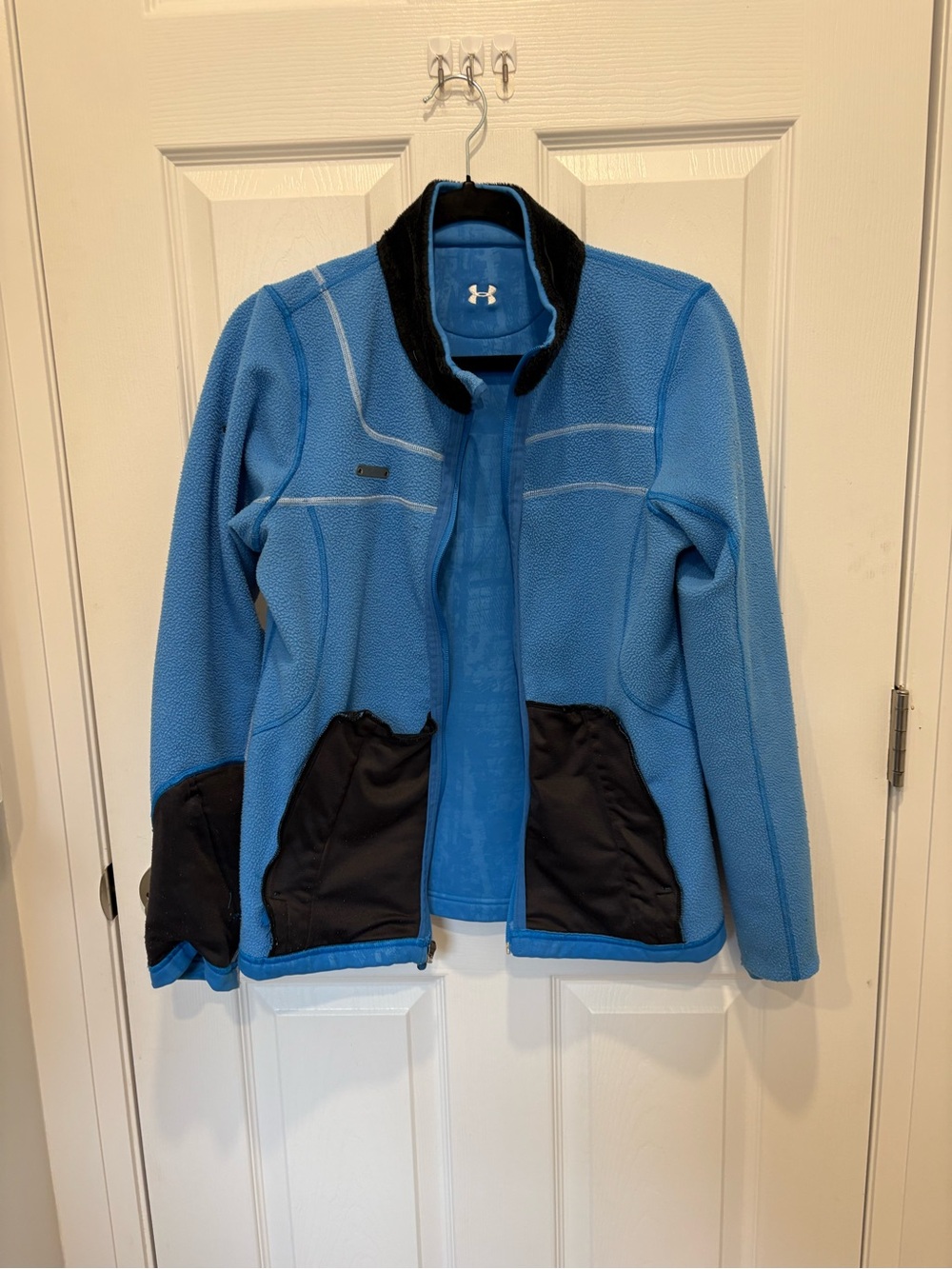 VTG Blue Woman’s Under Armour Zip-Front Jacket #1170 - Picture 3 of 16